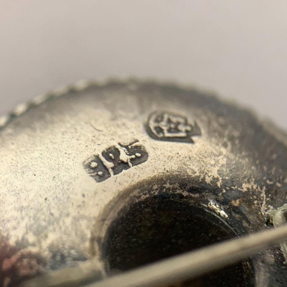 Intricate 925 Sterling Silver Taxco Sombrero Brooch - Picture 5 of 7